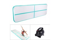 Gymnastics Air Track Mint Green Good Quality Inflatable Air Tumble Track Kameymall 
 