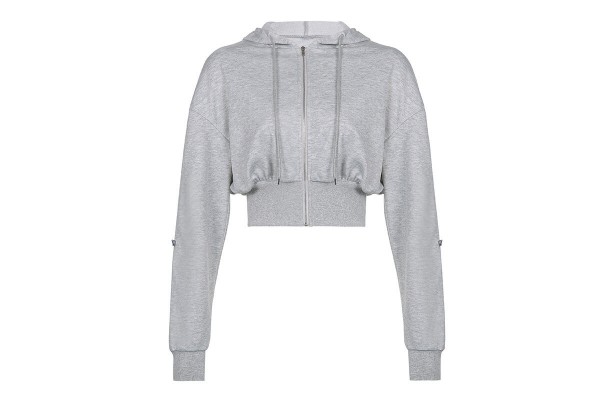 Solid Color Fluffy Hoodie Slim Fit Casual Versatile Top Great Hoodies Kameymall