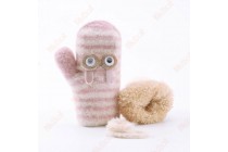 Kids Baseball Glove Furry Gloves Mittens Cartoon Glove Drawing Glove Kameymall