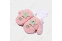 Furry Gloves Kids Baseball Glove Mittens Gloves Pink Warmest Kids Gloves Kameymall 